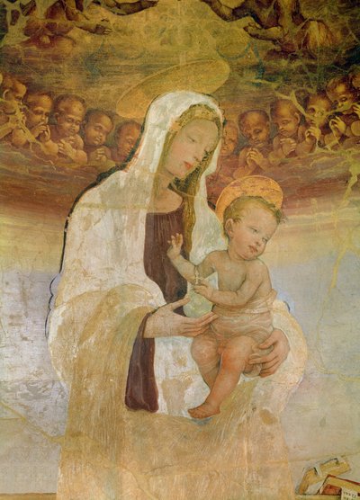 15世紀の聖母子 作： Filippino Lippi